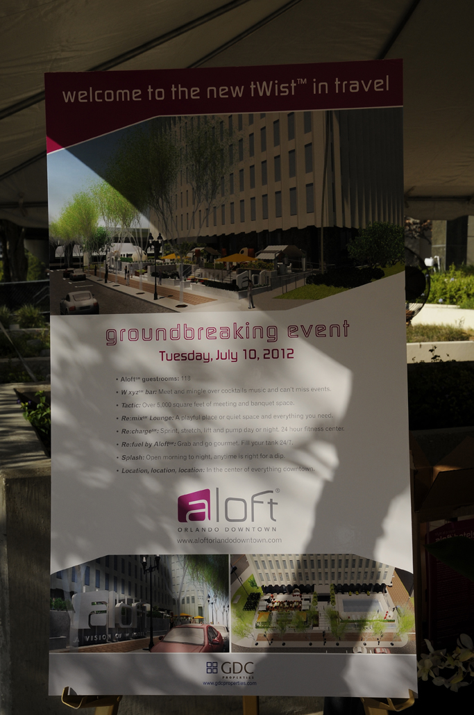 Aloft Orlando Downtown Groundbreaking